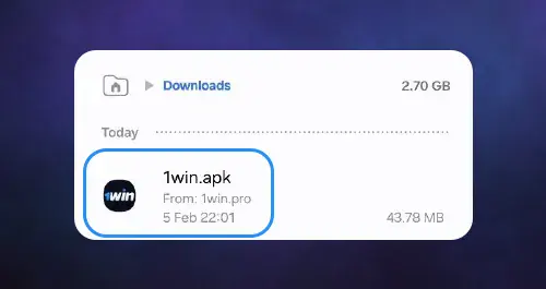 اطلع على تعليمات تثبيت تطبيق 1Win APK. اتبع التعليمات بدقة لتثبيت التطبيق بنجاح على منصة 1Win.